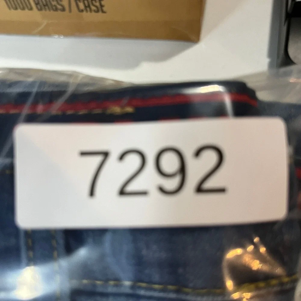 Levi Jeans Boys 14 Husky Blue 514 Straight Leg Stretch Denim Classic 7292